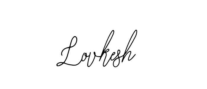 The best way (Bearetta-2O07w) to make a short signature is to pick only two or three words in your name. The name Lovkesh include a total of six letters. For converting this name. Lovkesh signature style 12 images and pictures png