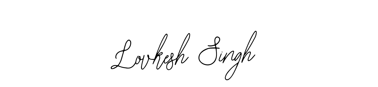 How to make Lovkesh Singh name signature. Use Bearetta-2O07w style for creating short signs online. This is the latest handwritten sign. Lovkesh Singh signature style 12 images and pictures png