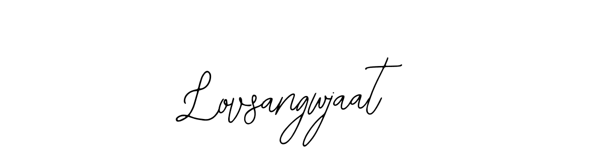Use a signature maker to create a handwritten signature online. With this signature software, you can design (Bearetta-2O07w) your own signature for name Lovsangwjaat. Lovsangwjaat signature style 12 images and pictures png