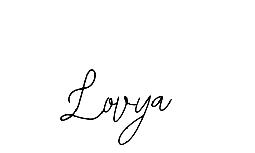 You should practise on your own different ways (Bearetta-2O07w) to write your name (Lovya) in signature. don't let someone else do it for you. Lovya signature style 12 images and pictures png