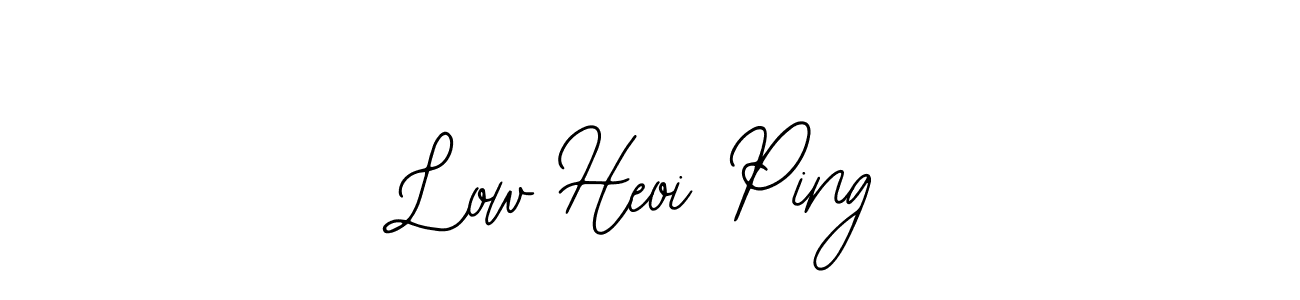 You should practise on your own different ways (Bearetta-2O07w) to write your name (Low Heoi Ping) in signature. don't let someone else do it for you. Low Heoi Ping signature style 12 images and pictures png