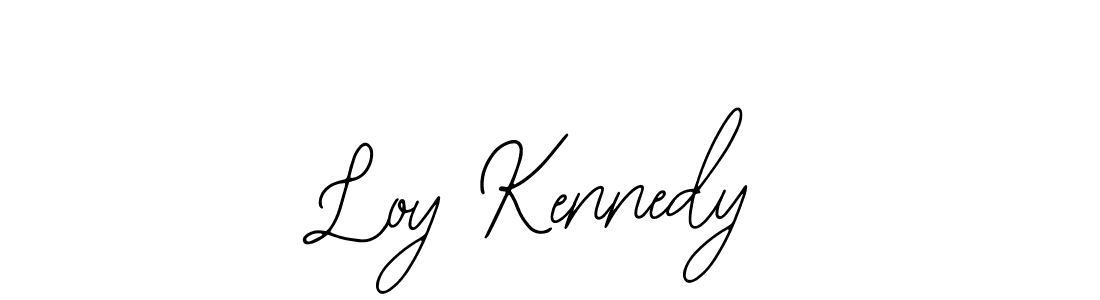 Design your own signature with our free online signature maker. With this signature software, you can create a handwritten (Bearetta-2O07w) signature for name Loy Kennedy. Loy Kennedy signature style 12 images and pictures png