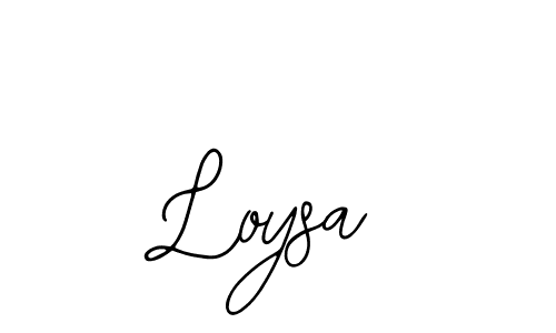 Design your own signature with our free online signature maker. With this signature software, you can create a handwritten (Bearetta-2O07w) signature for name Loysa. Loysa signature style 12 images and pictures png