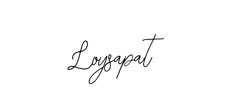 How to Draw Loysapat signature style? Bearetta-2O07w is a latest design signature styles for name Loysapat. Loysapat signature style 12 images and pictures png