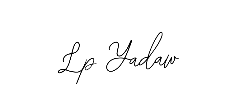 if you are searching for the best signature style for your name Lp Yadaw. so please give up your signature search. here we have designed multiple signature styles  using Bearetta-2O07w. Lp Yadaw signature style 12 images and pictures png