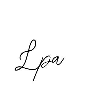 Lpa stylish signature style. Best Handwritten Sign (Bearetta-2O07w) for my name. Handwritten Signature Collection Ideas for my name Lpa. Lpa signature style 12 images and pictures png