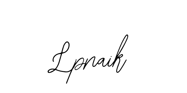 Use a signature maker to create a handwritten signature online. With this signature software, you can design (Bearetta-2O07w) your own signature for name Lpnaik. Lpnaik signature style 12 images and pictures png