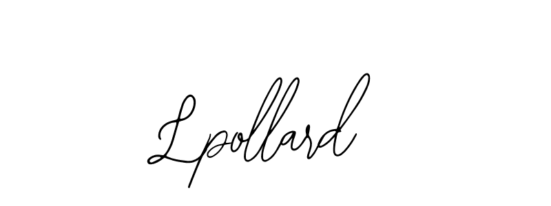 if you are searching for the best signature style for your name Lpollard. so please give up your signature search. here we have designed multiple signature styles  using Bearetta-2O07w. Lpollard signature style 12 images and pictures png