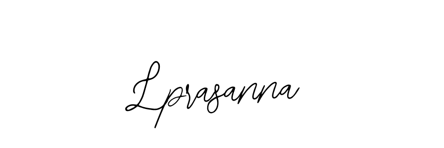 Lprasanna stylish signature style. Best Handwritten Sign (Bearetta-2O07w) for my name. Handwritten Signature Collection Ideas for my name Lprasanna. Lprasanna signature style 12 images and pictures png