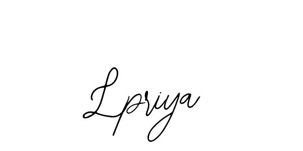 Design your own signature with our free online signature maker. With this signature software, you can create a handwritten (Bearetta-2O07w) signature for name Lpriya. Lpriya signature style 12 images and pictures png