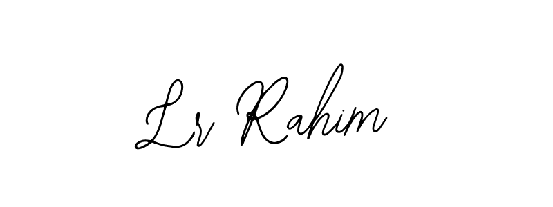 Lr Rahim stylish signature style. Best Handwritten Sign (Bearetta-2O07w) for my name. Handwritten Signature Collection Ideas for my name Lr Rahim. Lr Rahim signature style 12 images and pictures png