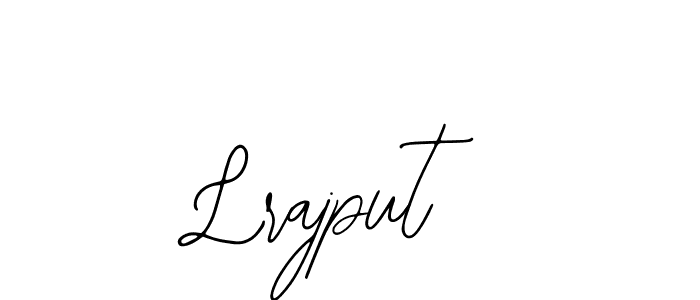 Use a signature maker to create a handwritten signature online. With this signature software, you can design (Bearetta-2O07w) your own signature for name Lrajput. Lrajput signature style 12 images and pictures png