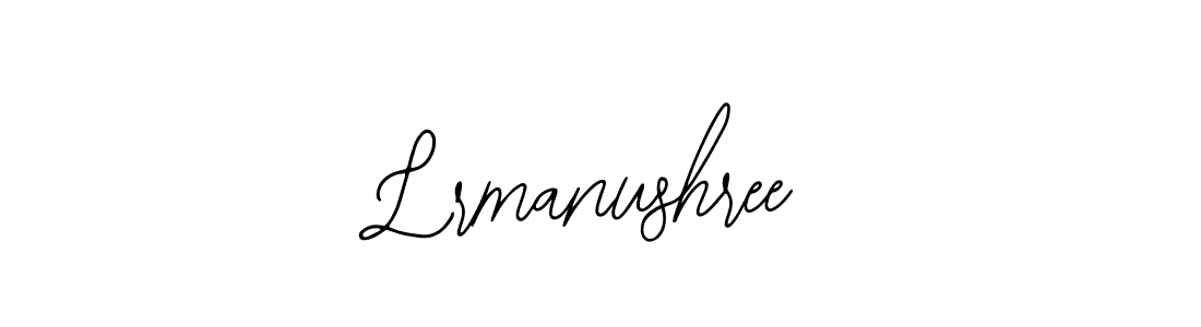 if you are searching for the best signature style for your name Lrmanushree. so please give up your signature search. here we have designed multiple signature styles  using Bearetta-2O07w. Lrmanushree signature style 12 images and pictures png