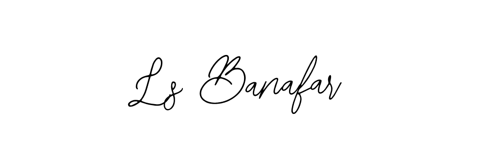 Create a beautiful signature design for name Ls Banafar. With this signature (Bearetta-2O07w) fonts, you can make a handwritten signature for free. Ls Banafar signature style 12 images and pictures png