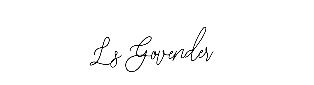 It looks lik you need a new signature style for name Ls Govender. Design unique handwritten (Bearetta-2O07w) signature with our free signature maker in just a few clicks. Ls Govender signature style 12 images and pictures png