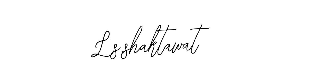 You should practise on your own different ways (Bearetta-2O07w) to write your name (Ls.shaktawat) in signature. don't let someone else do it for you. Ls.shaktawat signature style 12 images and pictures png