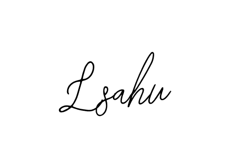 Design your own signature with our free online signature maker. With this signature software, you can create a handwritten (Bearetta-2O07w) signature for name Lsahu. Lsahu signature style 12 images and pictures png