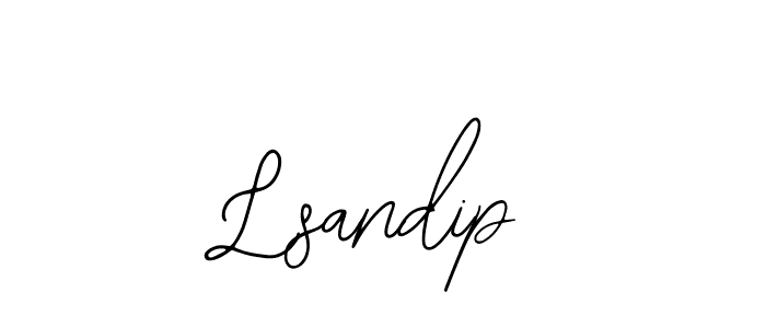 Also we have Lsandip name is the best signature style. Create professional handwritten signature collection using Bearetta-2O07w autograph style. Lsandip signature style 12 images and pictures png