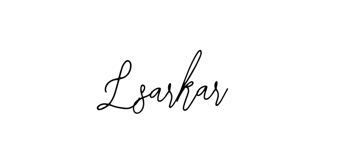 Design your own signature with our free online signature maker. With this signature software, you can create a handwritten (Bearetta-2O07w) signature for name Lsarkar. Lsarkar signature style 12 images and pictures png