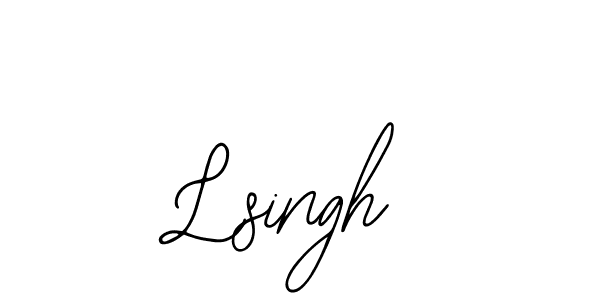 Lsingh stylish signature style. Best Handwritten Sign (Bearetta-2O07w) for my name. Handwritten Signature Collection Ideas for my name Lsingh. Lsingh signature style 12 images and pictures png