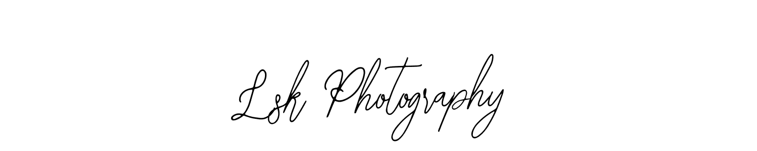 Design your own signature with our free online signature maker. With this signature software, you can create a handwritten (Bearetta-2O07w) signature for name Lsk Photography. Lsk Photography signature style 12 images and pictures png