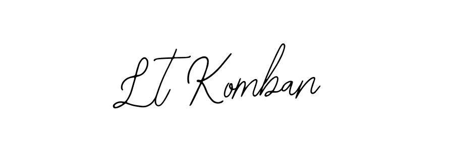 It looks lik you need a new signature style for name Lt Komban. Design unique handwritten (Bearetta-2O07w) signature with our free signature maker in just a few clicks. Lt Komban signature style 12 images and pictures png