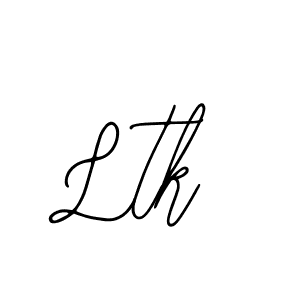 How to make Ltk name signature. Use Bearetta-2O07w style for creating short signs online. This is the latest handwritten sign. Ltk signature style 12 images and pictures png