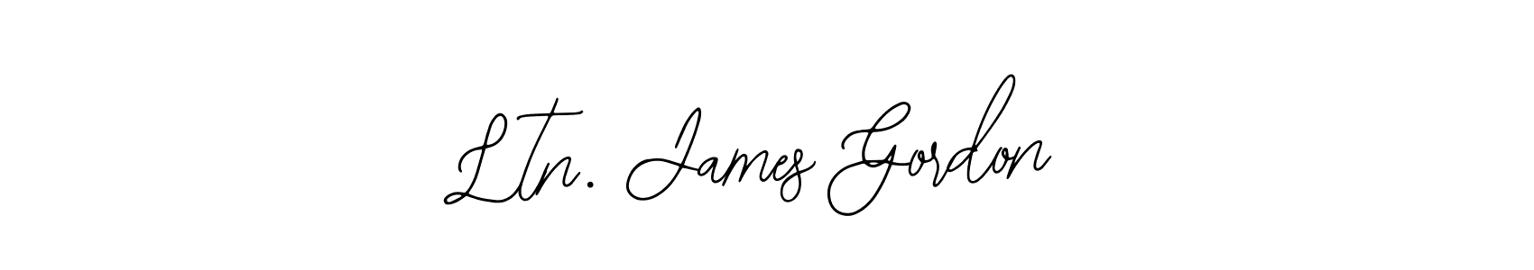 The best way (Bearetta-2O07w) to make a short signature is to pick only two or three words in your name. The name Ltn. James Gordon include a total of six letters. For converting this name. Ltn. James Gordon signature style 12 images and pictures png