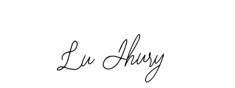 Similarly Bearetta-2O07w is the best handwritten signature design. Signature creator online .You can use it as an online autograph creator for name Lu Jhury. Lu Jhury signature style 12 images and pictures png