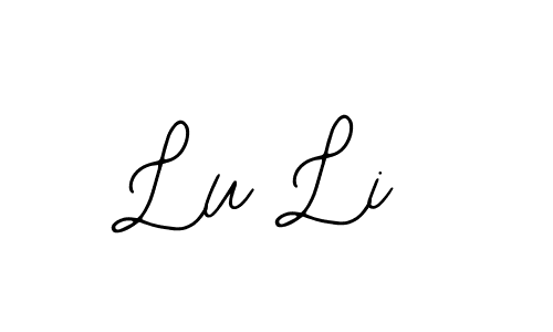 Lu Li stylish signature style. Best Handwritten Sign (Bearetta-2O07w) for my name. Handwritten Signature Collection Ideas for my name Lu Li. Lu Li signature style 12 images and pictures png