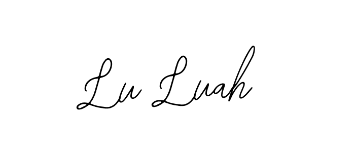 Also we have Lu Luah name is the best signature style. Create professional handwritten signature collection using Bearetta-2O07w autograph style. Lu Luah signature style 12 images and pictures png