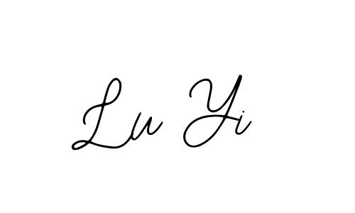 Similarly Bearetta-2O07w is the best handwritten signature design. Signature creator online .You can use it as an online autograph creator for name Lu Yi. Lu Yi signature style 12 images and pictures png