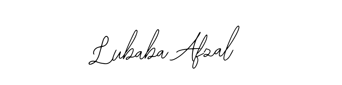This is the best signature style for the Lubaba Afzal name. Also you like these signature font (Bearetta-2O07w). Mix name signature. Lubaba Afzal signature style 12 images and pictures png