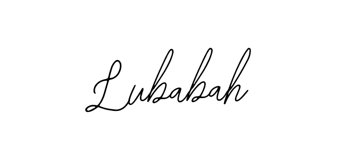 Design your own signature with our free online signature maker. With this signature software, you can create a handwritten (Bearetta-2O07w) signature for name Lubabah. Lubabah signature style 12 images and pictures png