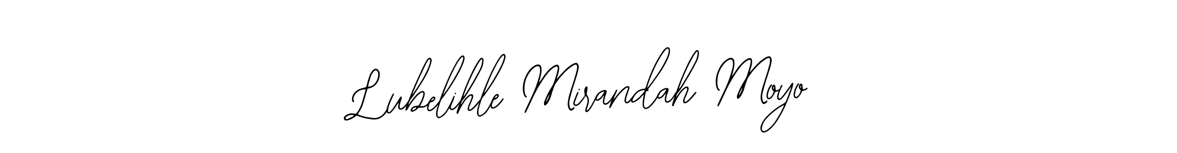 The best way (Bearetta-2O07w) to make a short signature is to pick only two or three words in your name. The name Lubelihle Mirandah Moyo include a total of six letters. For converting this name. Lubelihle Mirandah Moyo signature style 12 images and pictures png