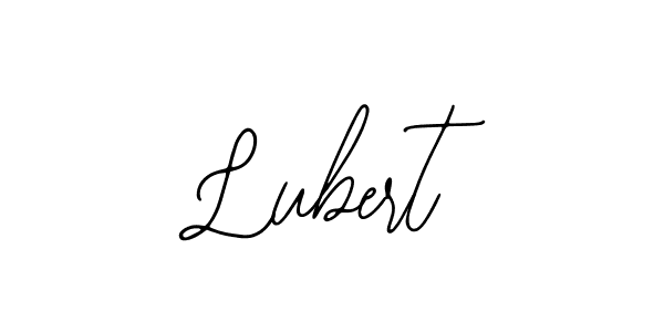 You should practise on your own different ways (Bearetta-2O07w) to write your name (Lubert) in signature. don't let someone else do it for you. Lubert signature style 12 images and pictures png