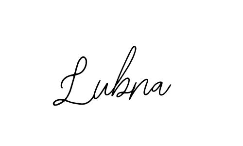 The best way (Bearetta-2O07w) to make a short signature is to pick only two or three words in your name. The name Lubna include a total of six letters. For converting this name. Lubna signature style 12 images and pictures png