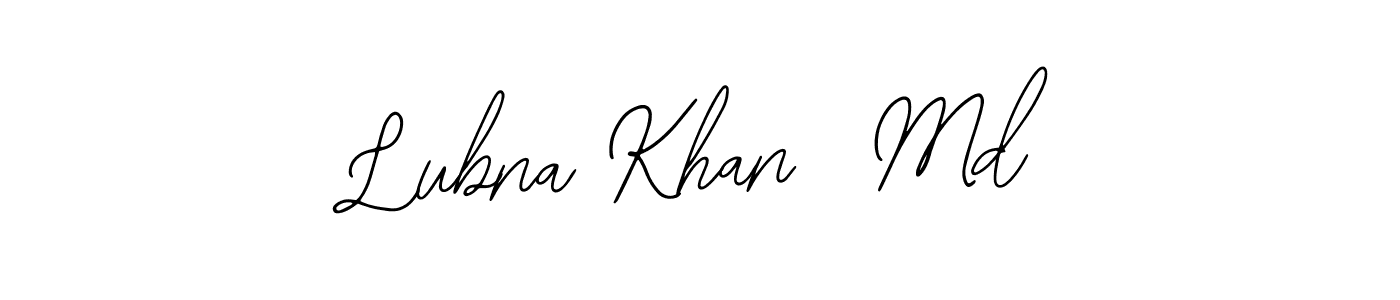 How to make Lubna Khan  Md signature? Bearetta-2O07w is a professional autograph style. Create handwritten signature for Lubna Khan  Md name. Lubna Khan  Md signature style 12 images and pictures png