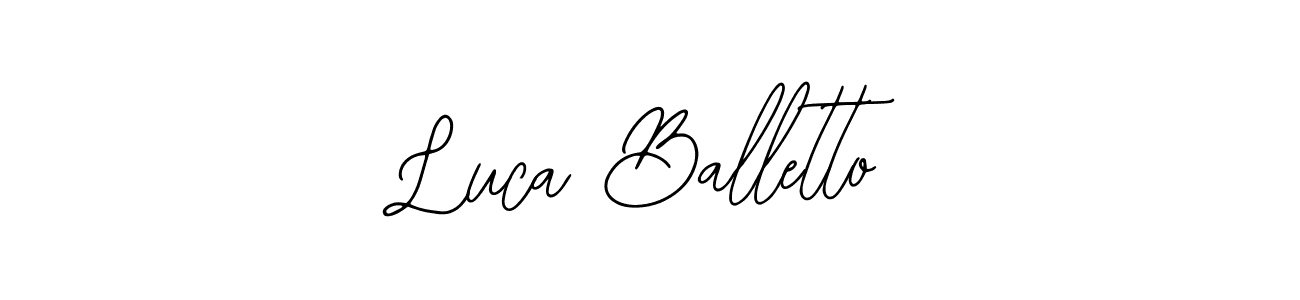 if you are searching for the best signature style for your name Luca Balletto. so please give up your signature search. here we have designed multiple signature styles  using Bearetta-2O07w. Luca Balletto signature style 12 images and pictures png