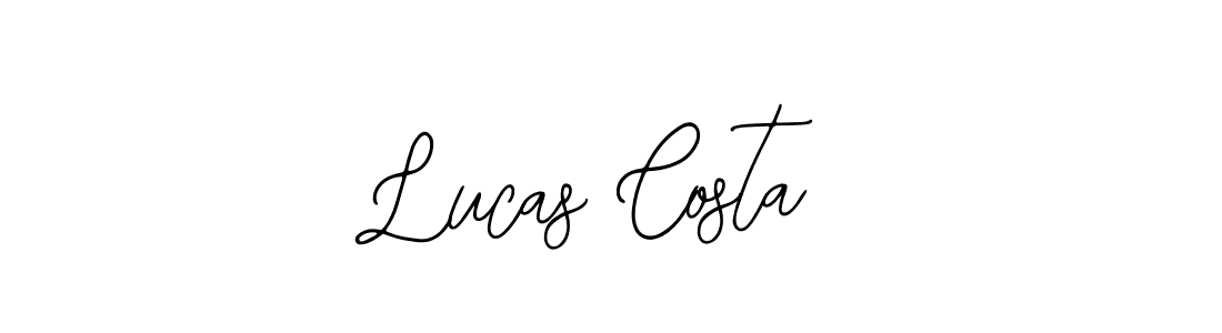 Design your own signature with our free online signature maker. With this signature software, you can create a handwritten (Bearetta-2O07w) signature for name Lucas Costa. Lucas Costa signature style 12 images and pictures png