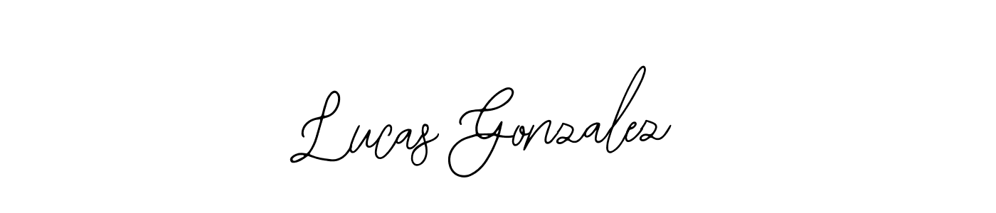 How to make Lucas Gonzalez signature? Bearetta-2O07w is a professional autograph style. Create handwritten signature for Lucas Gonzalez name. Lucas Gonzalez signature style 12 images and pictures png