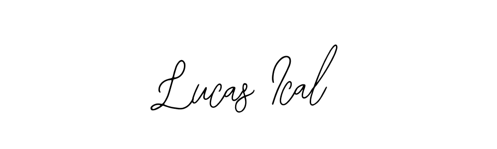 Lucas Ical stylish signature style. Best Handwritten Sign (Bearetta-2O07w) for my name. Handwritten Signature Collection Ideas for my name Lucas Ical. Lucas Ical signature style 12 images and pictures png
