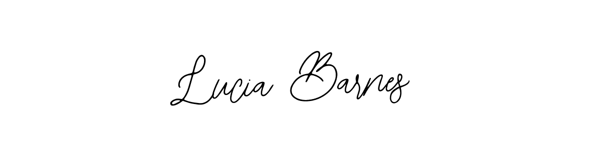 How to make Lucia Barnes signature? Bearetta-2O07w is a professional autograph style. Create handwritten signature for Lucia Barnes name. Lucia Barnes signature style 12 images and pictures png