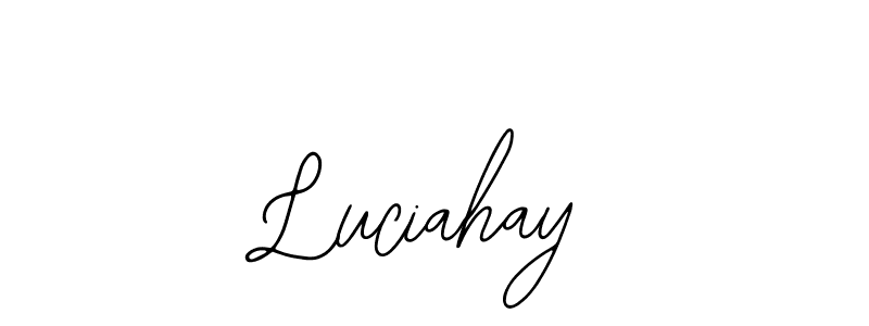 Luciahay stylish signature style. Best Handwritten Sign (Bearetta-2O07w) for my name. Handwritten Signature Collection Ideas for my name Luciahay. Luciahay signature style 12 images and pictures png