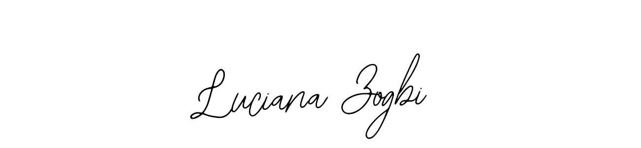 How to Draw Luciana Zogbi signature style? Bearetta-2O07w is a latest design signature styles for name Luciana Zogbi. Luciana Zogbi signature style 12 images and pictures png