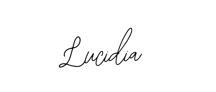 The best way (Bearetta-2O07w) to make a short signature is to pick only two or three words in your name. The name Lucidia include a total of six letters. For converting this name. Lucidia signature style 12 images and pictures png