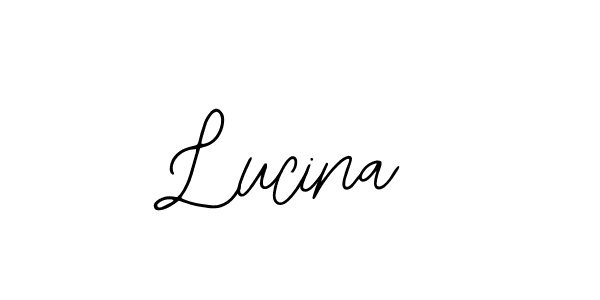 Lucina stylish signature style. Best Handwritten Sign (Bearetta-2O07w) for my name. Handwritten Signature Collection Ideas for my name Lucina. Lucina signature style 12 images and pictures png