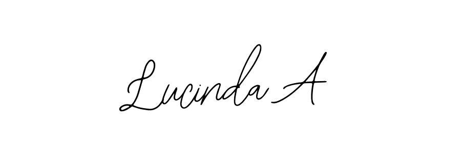 How to Draw Lucinda A signature style? Bearetta-2O07w is a latest design signature styles for name Lucinda A. Lucinda A signature style 12 images and pictures png