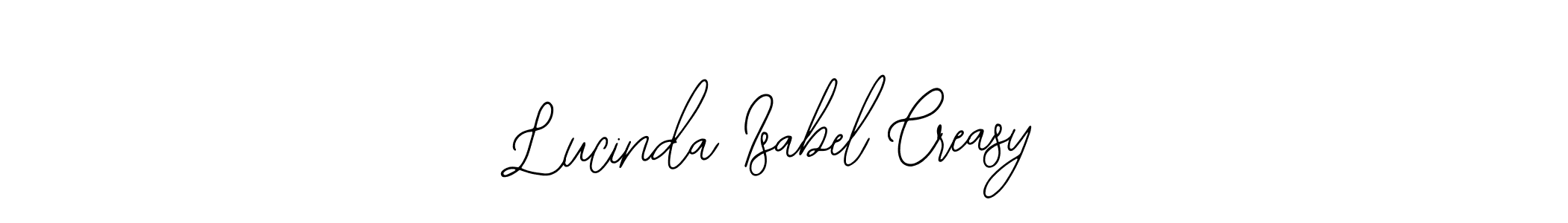 Best and Professional Signature Style for Lucinda Isabel Creasy. Bearetta-2O07w Best Signature Style Collection. Lucinda Isabel Creasy signature style 12 images and pictures png
