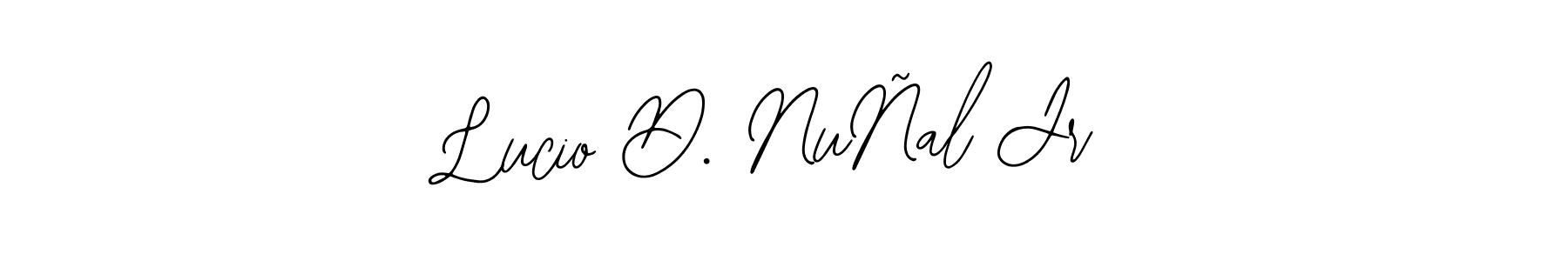 It looks lik you need a new signature style for name Lucio D. NuÑal Jr. Design unique handwritten (Bearetta-2O07w) signature with our free signature maker in just a few clicks. Lucio D. NuÑal Jr signature style 12 images and pictures png